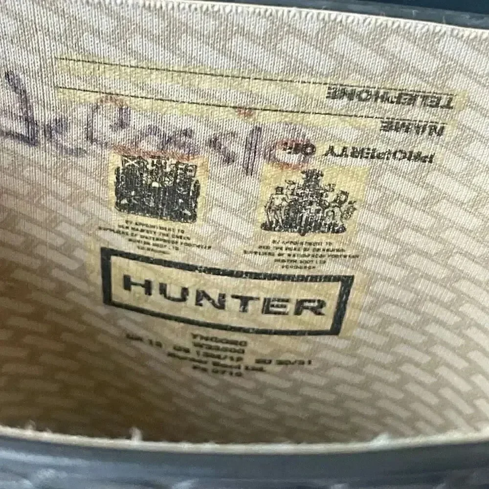 Hunter british wellies